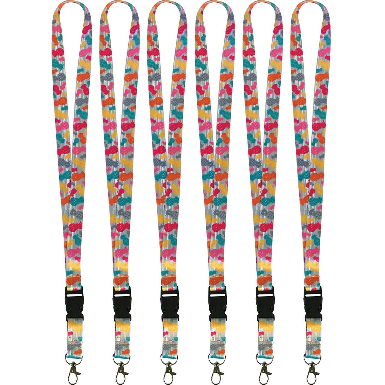 Teacher Created Resources Tropical Punch Pineapples Lanyard, 6ct.